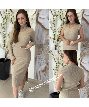 Conjunto Melody Bege